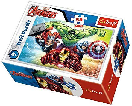 Trefl - 54 Mini, Helden, Disney Marvel The Avengers 54166