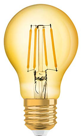 OSRAM LED Vintage Edition 1906, Sockel: E27, Nicht Dimmbar, Warmweiß, Filament Gold