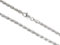 AKA Gioielli® - Damen Herren Kette 925 Sterling Silber Rhodiniert - 3mm Kordelkette - 60 cm lang