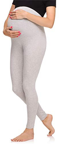 Merry Style Legging Long Grossesse Maternité Tenue Sport Femme MS10-297 (Mélange, M)