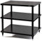 Solidsteel S2-3 Mobile Stereo Hi Fi Porta Elettroniche, Mobiletto Rack Audio a 3 Livelli in Legno (Made in Italy), Telaio in Metallo per Impianto Hi-Fi Stereo, Punte Regolabili in Acciaio INOX