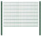 Doppelstabmattenzaun - Komplettset inkl. Pfosten (60x40mm) und Montagematerial - Verschiedene Längen und Höhen – Grün oder Anthrazit (L 8 m - H 143 cm, grün)