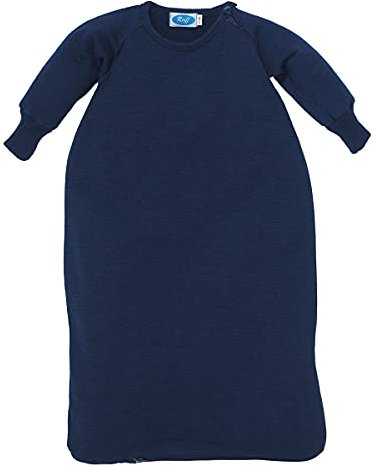 Reiff Kid's Schlafsack Frottee mit Arm Kinderschlafsack Blau 74/80