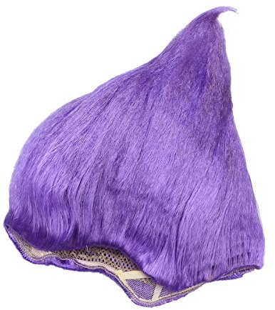 1stk Cosplay Perücken Anime Gelbe Flammenperücke Haar Cosplay Kostüm Perücke Halloween-kostüm-perücke Elfenkostüm Perücke Flamme-feuer-perücke Gelbe Perücke Violett Troll Maske