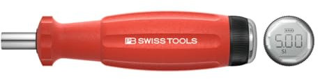 PB Swiss Tools - Cacciavite dinamometrico con display digitale, attacco D-6,3 bit, 500 cN