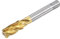 sourcing map Taraud Fil Spirale Cannelure M12 x 1.25 Métrique HSS Haute Vitesse Acier Titane Plaqué Machine Fil Vis Taraud 4 Cannelures Tapotement Outil H2 Tolérance