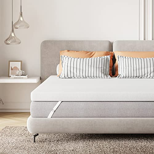 Sweetnight Topper 180x200cm, 5cm Höhe Matratzentopper aus Gel Memory Foam, Bequeme Atmungsaktive Matratzen Topper Matratzenauflage für Boxspringbett Wohnwagen Schlafsofa, Bezug Abnehmbar und Waschbar
