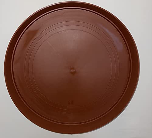 AR1 Round Plastic Plant Pot Saucer Heavy Duty 45cm/450mm (Terracotta)