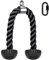 SELEWARE Trizepsseil Kabelzuggriffe mit Orange Rutschfesten Weichen Gummiende, Universelles Seilzug Krafttraining Bizeps Trizeps Trainingsgerät Latzugmaschine Zubehör für Hause Fitnessstudio, 70cm
