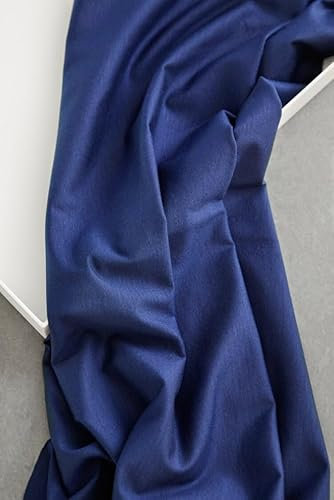 Tencel Jersey Stretch Knit Stoff Lapis - Meterware