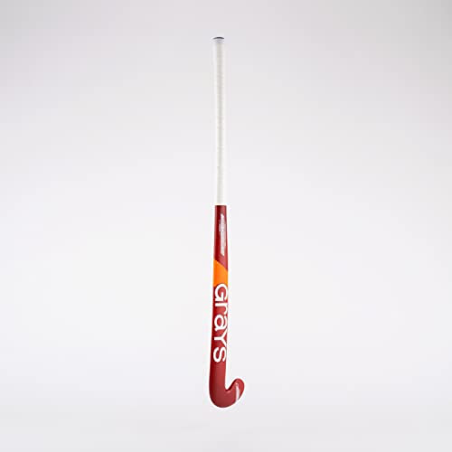 GRAYS 700i Dynabow Indoor Senior Hockeyschläger – rot/silber – NEU für 2022/23 (37,5 l)