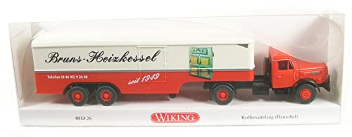 Wiking 0513 26 H0 Henschel Koffersattelzug Bruns