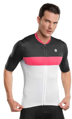 SIROKO - Sommer-Radtrikot M3 Technique Pro - L - Weiß/Schwarz