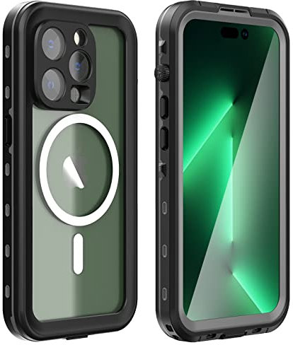 Digi Case for iPhone 14 Pro - Waterproof, Dustproof & Shockproof with Built-in Screen Protector & Camera Lens Cover
