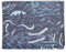 Quiksilver Freshness - Dreifach faltbares Portemonnaie für Männer Blau