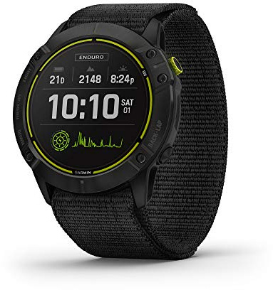 Garmin Enduro, Multisport GPS Watch with Solar Charging Capabilities, Carbon Gray DLC Titanium (Renewed)