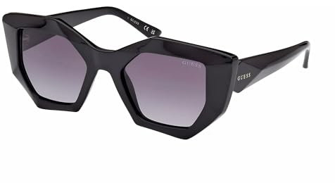 GUESS Gu7897 Occhiali, Nero luccicante, 50/20/140 Donna