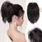Ruzister® Messy Bun Haarteil mit Clip, Pferdeschwanzhalter zur Verlängerung der Haare, Brautfrisuren VoluminÖs Gewellter Messy Bun Haarteile (Braun schwarz)