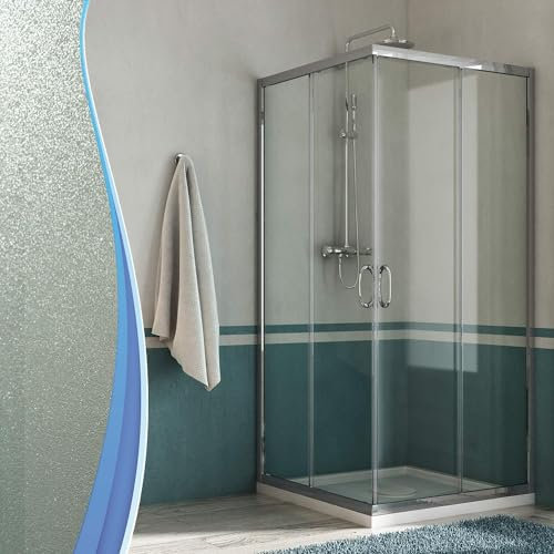 Box Doccia Angolare 70x120 cm 2 Ante Scorrevoli in Cristallo Opaco 6mm H185 Vejle