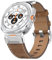 Bouixel Bracelet en cuir véritable compatible avec Samsung Galaxy Watch Ultra 47 mm (2024) pour homme et femme, bracelet robuste avec connecteurs en acier inoxydable en un clic pour Samsung Galaxy