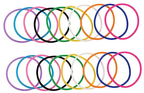 WESIEVYA 20stücke Teiliges Silikonarmband Bunte Elastische Jelly Armbänder Dehnbar Leicht Hautfreundlich Diy Schmuck Für Freunde Familie Unisex