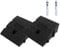 Haipky 2 Pack Portable Lightweight Kerb Curb Ramps, 9.84×10.63×4.33 Threshold Ramps for Driveway, Sidewalk, Car, Scooter with 2 Expansion Bolts, Easy Setup, Ideal for Mobility Access
