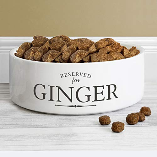 Custom Personalised Reserved For 14cm Medium White Pet Bowl