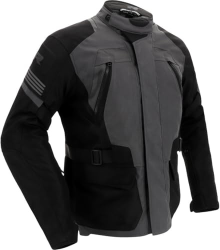 Richa Phantom 3 waterproof Motorcycle Textile Jacket, grey/black, XL