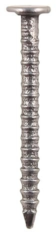 Annular Ring Shank Nails, Bright Self Colour, 20mm-75mm (Pack of 20, 50, 100, 200, 500, 1000) (20, 20x2.00)