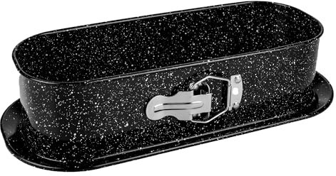 KARL HAUSMANN Brotbackform Oval - 34,5x15,5 cm - Backform für Brot aus Kohlenstoffstahl - brotbackformen mit Antihaftbeschichtung - brotformen zum backen - Springform - Bread Pan - brotform Oval