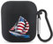 USA Sailboat Bluetooth Headset Cover Earbuds Case TPU Headphone Protective Compatible with Airpods 1/2 Black-Color