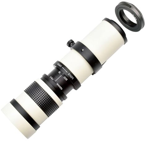 JUNNASALIKER 420-800 Mm F/8.3-16 Teleobjektiv Für 1200D 1300d 4000d 450d 550d 650d 760d 800d 77d 90d 80d 70d 60d 5div Kamera