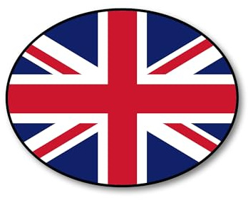 Union Jack Flag Decal – Premium National Flag Car Sticker – Waterproof Vinyl, Fade-Resistant, Bubble-Free Application – Vehicle, Laptop & Travel Use – Made in UK (UK)