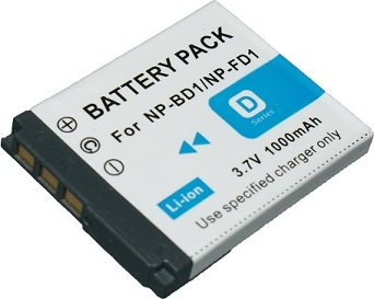 Battery for Sony DSC-T77 Cyber-shot Digital Camera - Replacement for NP-BD1/NP-FD1 Battery
