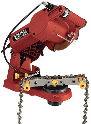 Electric Chain Saw Sharpener Wall, Bench or Vise Mount