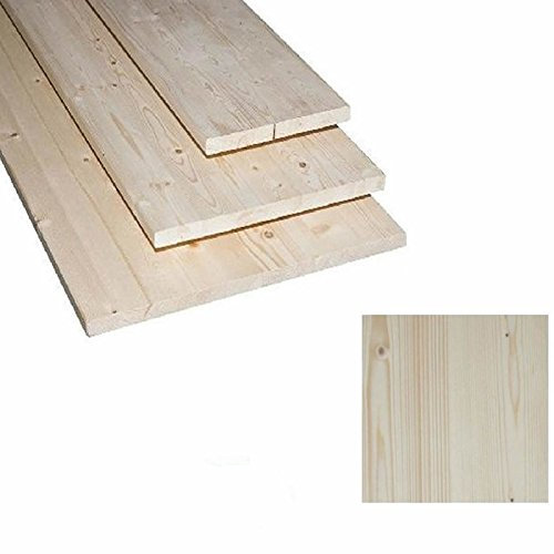 Tavola Lamellare in Abete Grezzo Squadrato 100x50 cm spessore 18 mm