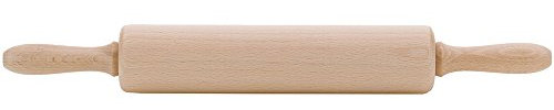 Kela 23347 Teigroller Maribor aus Buche, Holz, Beige, 42 x 5.5 x 5.5 cm