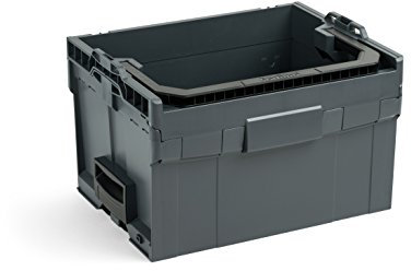 Bosch Sortimo LT-Boxx 272 in Anthrazit für Werkzeugkoffer | Innovatives Transportsystem | Bosch Werkzeugkoffer Leer | Kompatibel mit L-Boxx