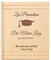 Spardose Buch aus Holz mit Gravur zur Promotion, Personalisiert mit Namen und Datum, Motiv Hut, Sparbüchse aus Birkenholz als Geschenk zum Doktortitel, Sparschwein als Abschlussgeschenk