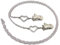 Mimimelon Rhinestone Heart Eyeglass Chains For Women Glasses Lanyard Strap Sunglasses Necklace Badge Holder