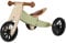 Bandits & Angels Smart Bike Laufrad Holz 4-in-1 Retro Grün ab 1 Jahr – Für Jungen und Mädchen – Laufrad aus Holz – Umkehrbar in Dreirad und Zweirad – Verstellbarer Sattel