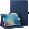 Fintie Étui de Protection pour iPad Pro 9,7 2016 - Protection des Coins - Vue Multi-Angle - Smart Stand Back Cover avec Poche, Porte-Stylo, Mise en Veille Automatique - Bleu Marine