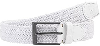 Redbridge Geflochtener Gürtel Elastisch Flexibel verstellbar Unisex Stretchgürtel Weiß 100