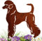 Terma Stahldesign Edelrost Gartenstecker Hund Pudel Handmade Germany, tolle gartendeko aus Rost-Metall, deko rostoptik, Rostfiguren Tiere, rostfiguren Garten, Rostdeko