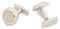 BOSS Herren Romeo CUFFLINKS, Silver40, Einheitsgröße EU
