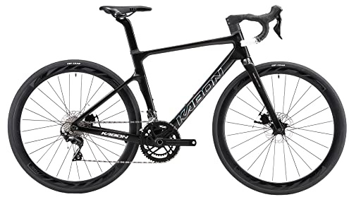 KABON Rennrad Carbon, T800 Carbon Fiber Rahmen 700C Rennrad mit 18 Gängen, Integriertem Carbon Lenker, Scheibenbremsen Rennrad für Männer und Frauen