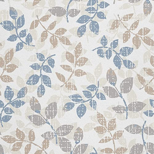 HEKO PANELS Stoff Oxford Wasserdichte Meterware Canvas-Stoff Polyester Stoff Zum Nähen Nähstoffe Möbelstoffe Dekostoffe Handwerken Wasserabweisend Blickdicht Blätter 1 Meter 155 x 100 cm