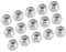 METALLIXITY Hex Verrouillage Écrou Attaches (1/4-20) 25 pcs, 304 Inox Acier Nylon Inséré Écrous Autobloquants - pour Voiture Garage navires Mécanique Équipement, Argenté