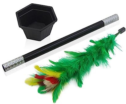 DHliIQQ Wand to Flower Easy Trick Toys Transformation Close Up Flowerpot Wand Show Toys Stage Prop Trick Appearing Flower