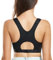 DotVol Women's Front Closure Wireless Adjustable Wide Strap Post-Surgery Non Padded Racer Back Everyday Bra(Black,34DD)